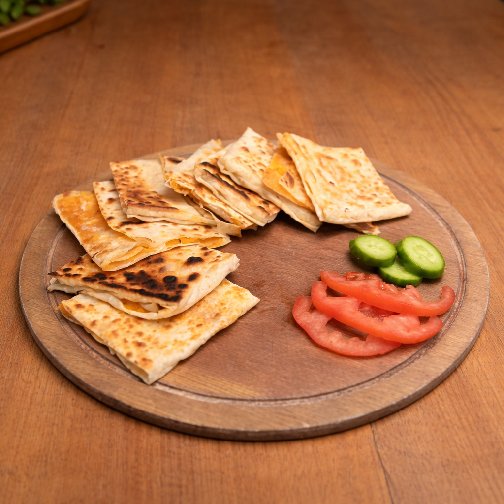 Patates - Kaşar Gözleme Tabağı